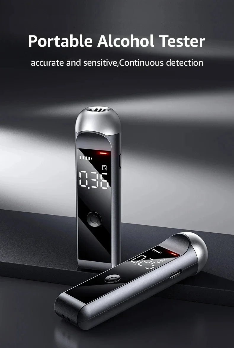 Alcohol Breathalyzer Tester Portable Digital Display Car Driver Safety