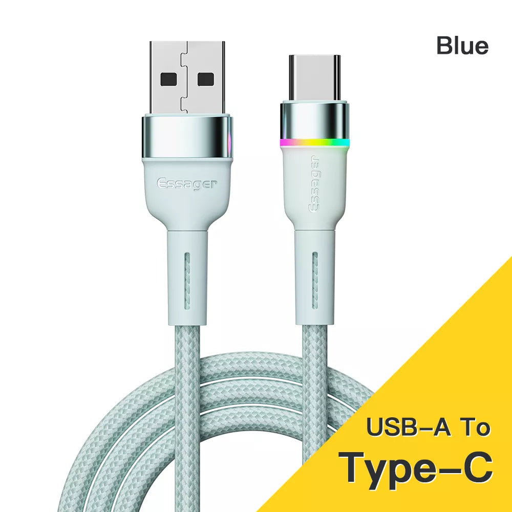 USB Type C Cable 3A Fast Charger Cable