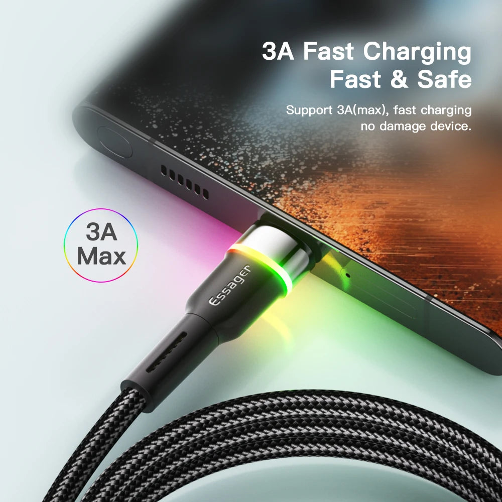 USB Type C Cable 3A Fast Charger Cable