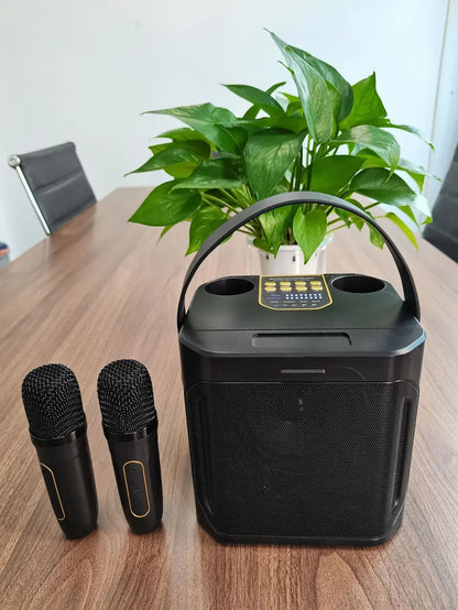 Karaoke Bluetooth Speaker with Dual Microphone
