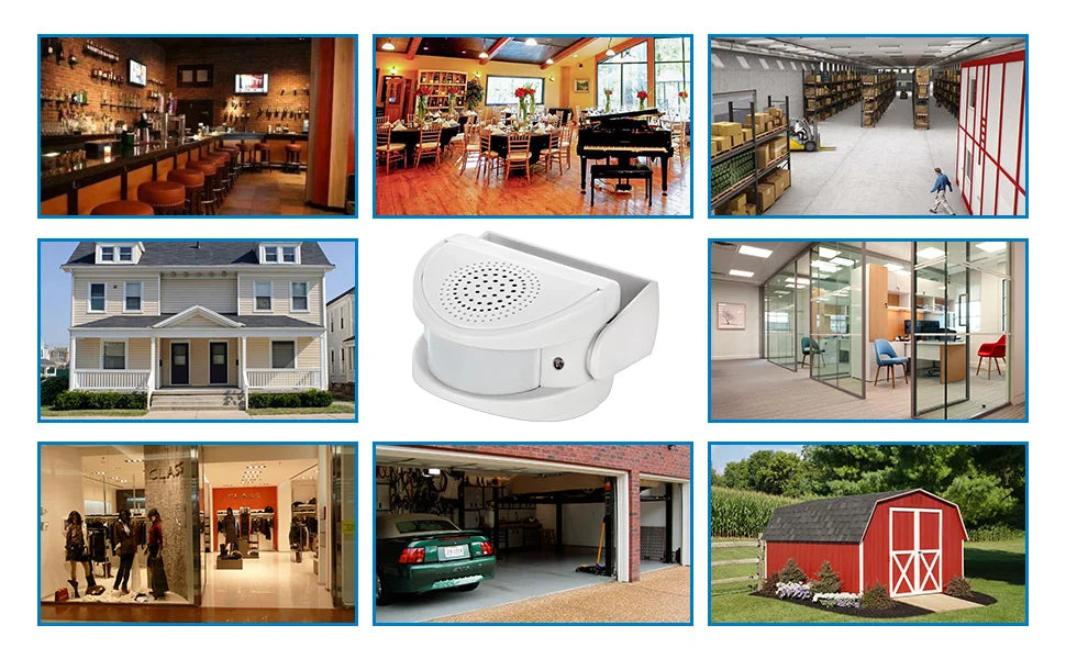 Wireless Alarm Door Bell Motion Sensing Smart Doorbell