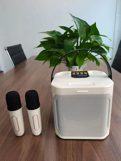 Karaoke Bluetooth Speaker with Dual Microphone