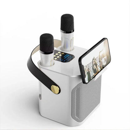 Karaoke Bluetooth Speaker with Dual Microphone