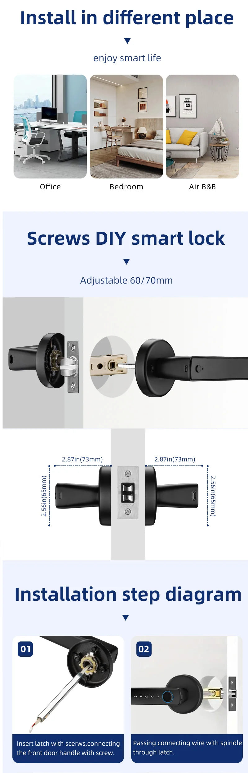 Biometric Fingerprint Smart Door Lock