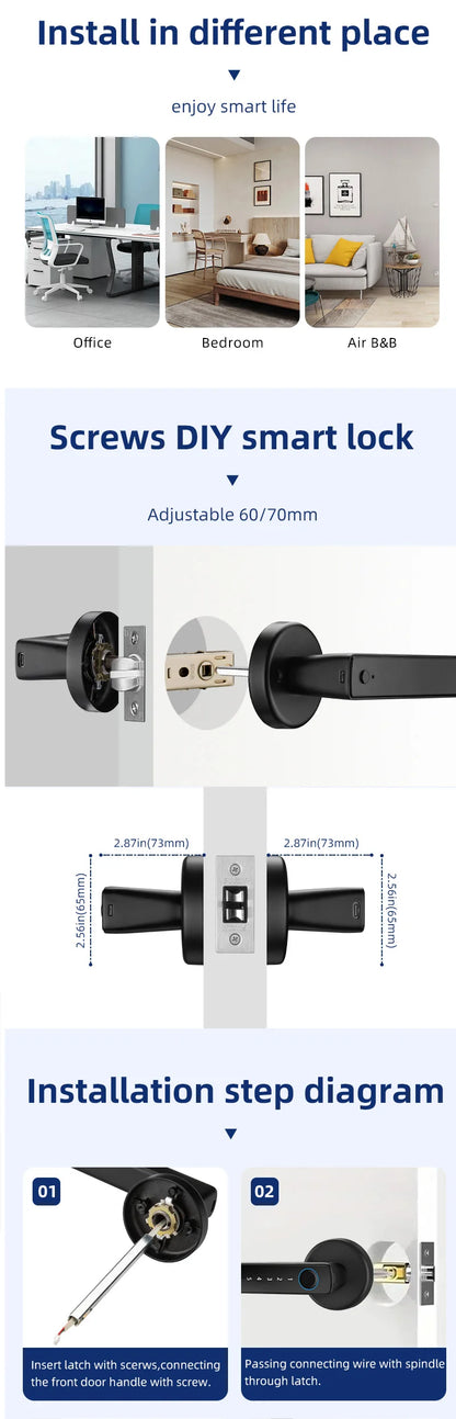 Biometric Fingerprint Smart Door Lock