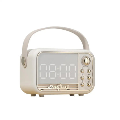 Wireless Fast Charger and Bluetooth LED Clock Speaker with Fm Radio