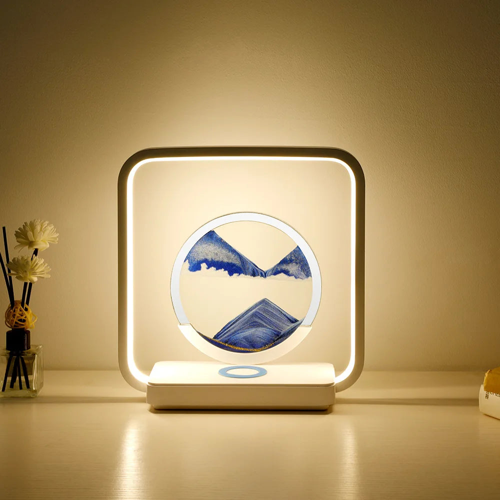 Quicksand Night Light LED Wireless Charger