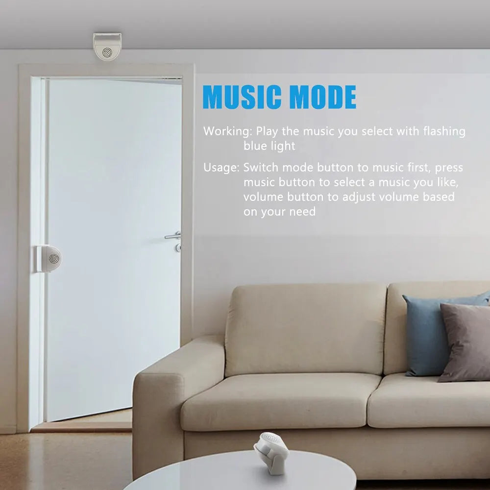 Wireless Alarm Door Bell Motion Sensing Smart Doorbell