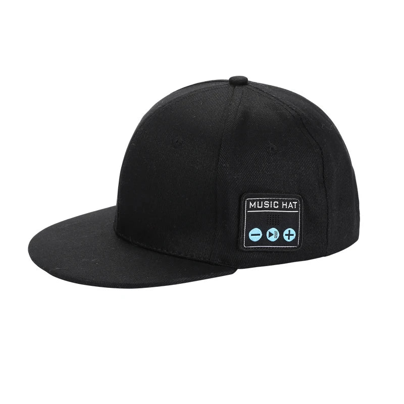 Bluetooth Sports Music Hat Dual Speaker Adjustable Baseball Cap Smart Speaker