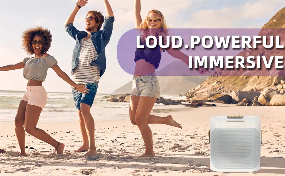 Karaoke Bluetooth Speaker with Dual Microphone