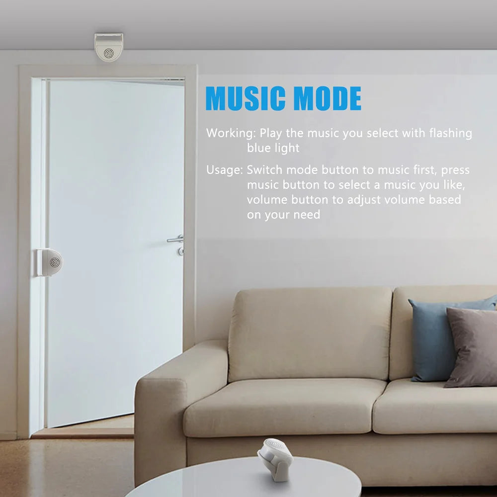 Wireless Guest Welcome Chime Alarm Door Bell Motion Sensor