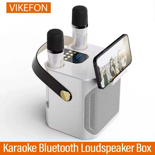 Karaoke Bluetooth Speaker with Dual Microphone