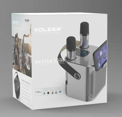 Karaoke Bluetooth Speaker with Dual Microphone