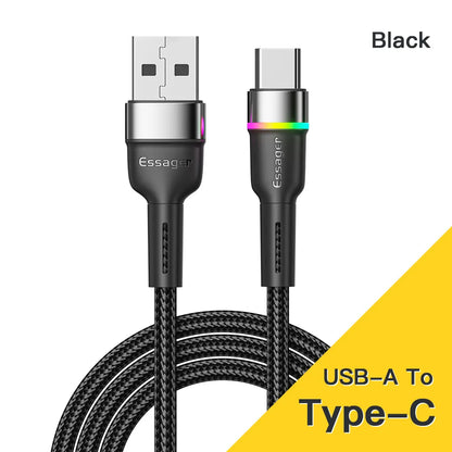 USB Type C Cable 3A Fast Charger Cable