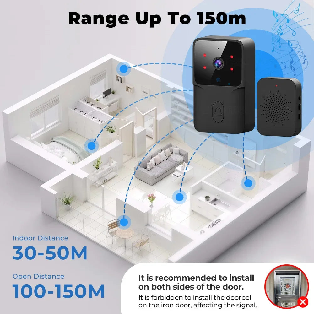 WiFi Video Doorbell Wireless HD Camera