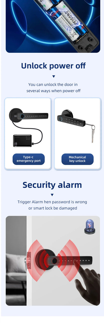 Biometric Fingerprint Smart Door Lock