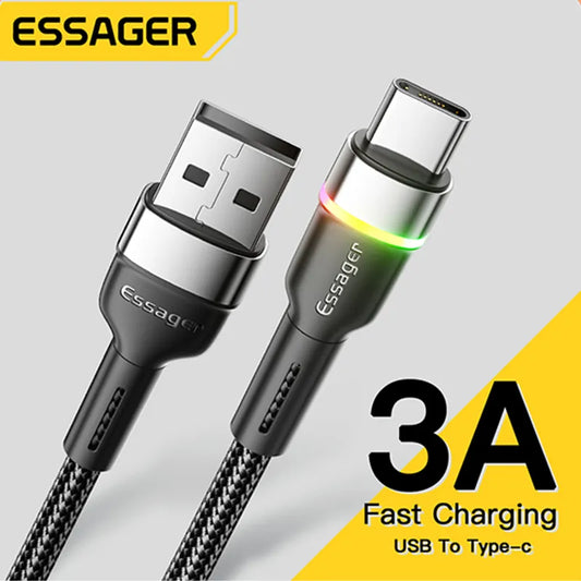 USB Type C Cable 3A Fast Charger Cable