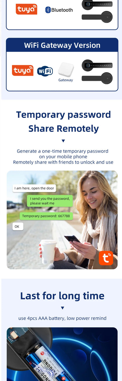 Biometric Fingerprint Smart Door Lock