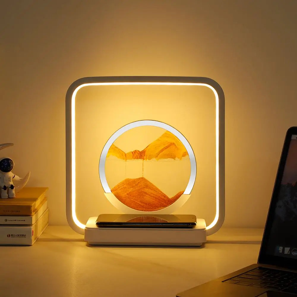 Quicksand Night Light LED Wireless Charger