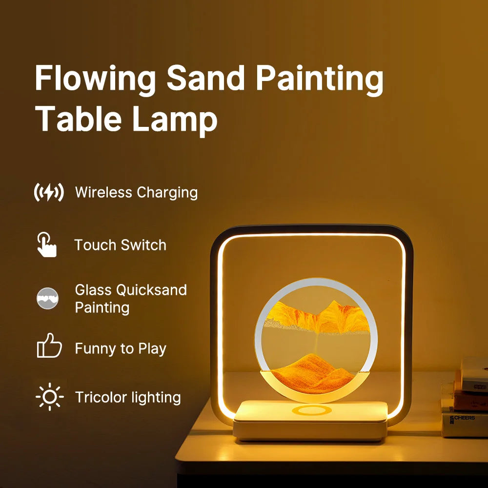 Quicksand Night Light LED Wireless Charger