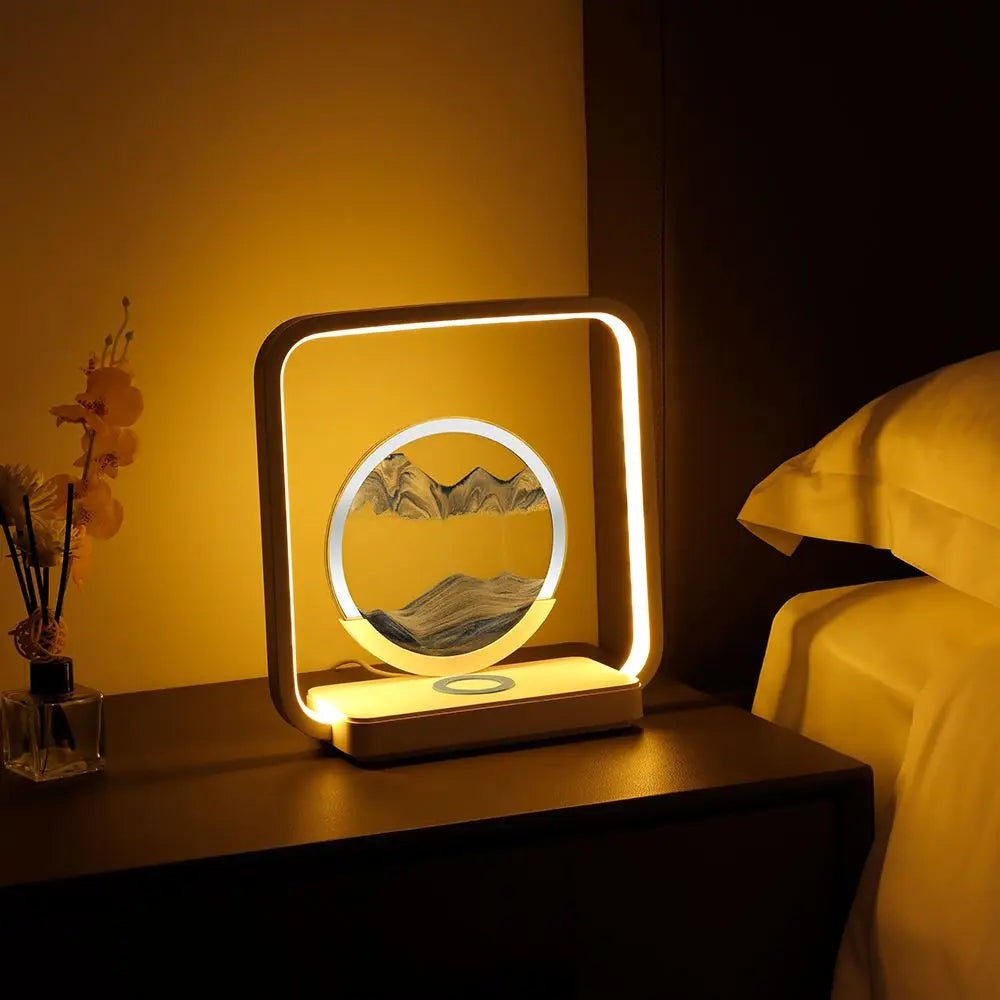 Quicksand Night Light LED Wireless Charger